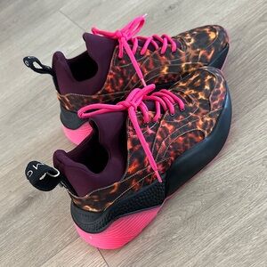 Stella McCartney sneakers by Adidas. Animal print. Size 6.5. Like new.